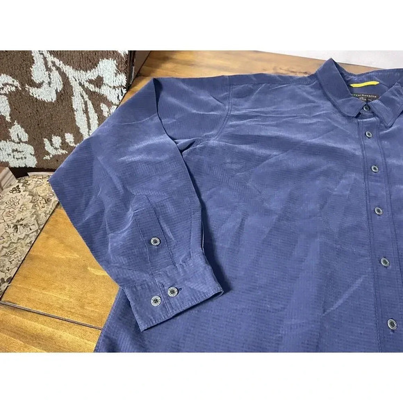 Royal Robbins Men’s Size XXL Blue Long Sleeve Button Up Modal Blend - Picture 2 of 11